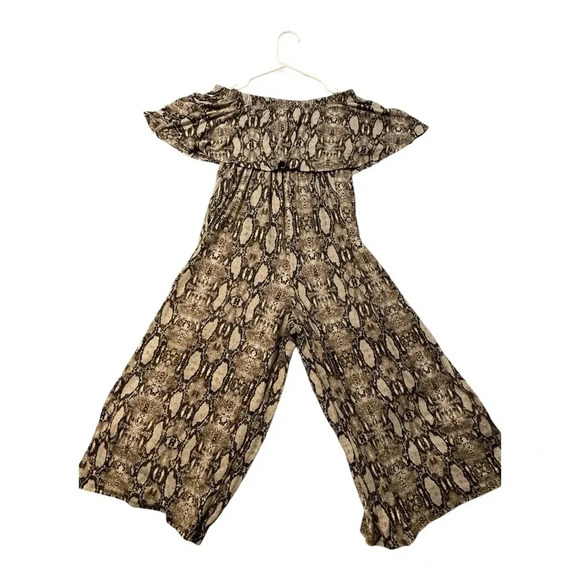 Oddy Jumpsuit - Snake Print, Halter Top, Size Small - Picture 4 of 5